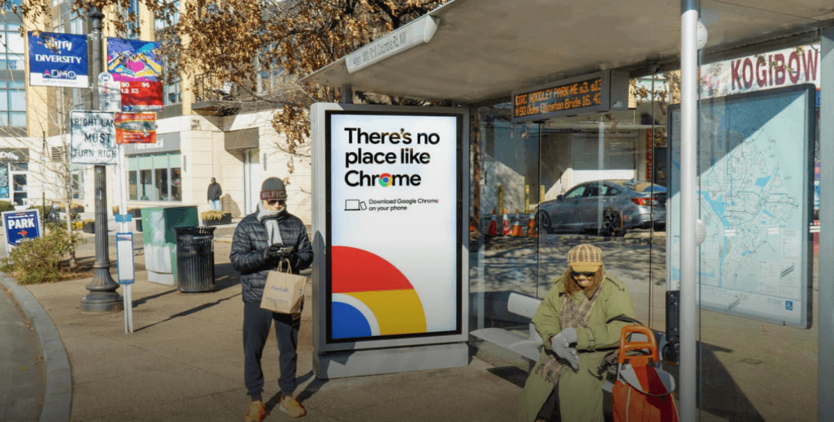 bus shelters washington d c transit digital singage